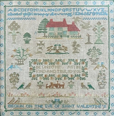 Lot 306 - A Victorian sampler.