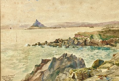 Lot 183 - St Michael's Mount from Perran Cove