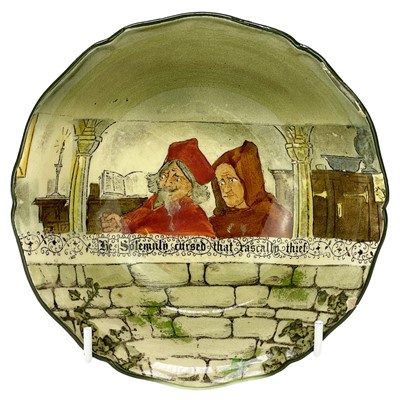 Lot 585 - A Wemyss pottery sugar bowl.