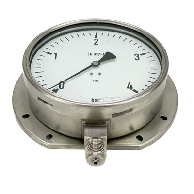 Lot 30 - A brass Dewrance & Co London pressure gauge.