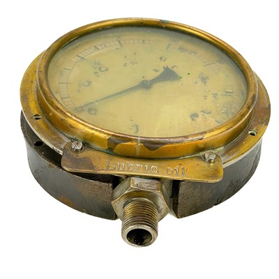 Lot 30 - A brass Dewrance & Co London pressure gauge.