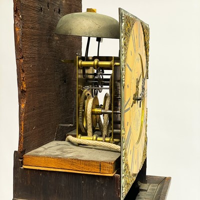 Lot 8 - A George III oak thirty-hour longcase clock by Thos Noon, Ashby.
