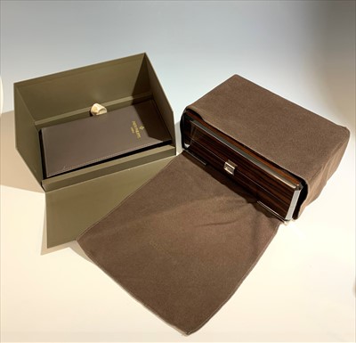 Lot 2628 - A Patek Philippe 5205G-001 white gold, annual...