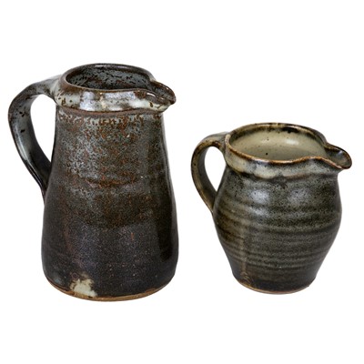 Lot 188 - Two Leach Pottery standard ware jugs Height 7...