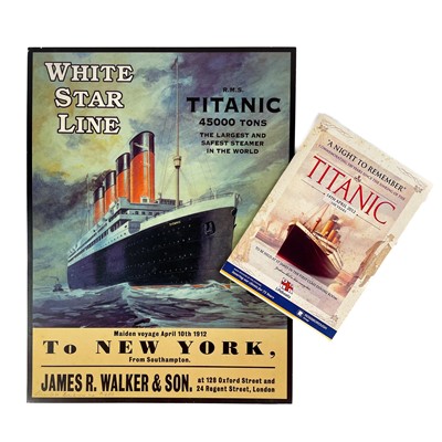 Lot 245 - A limited edition 'Titanic' poster