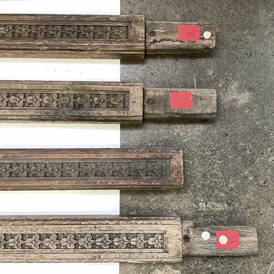 Lot 230 - Five lengths of Victorian oak room mouldings.