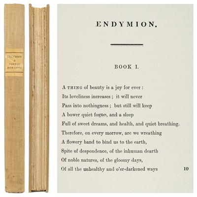 Lot 606 - KEATS, (John).