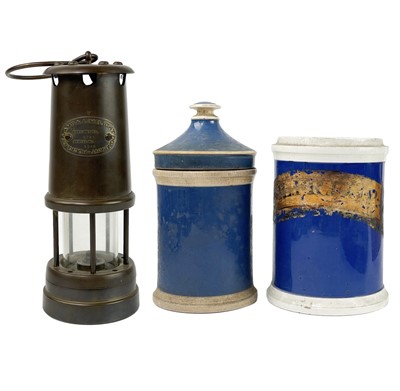 Lot 223 - A Hockley Lamp & Limelight Co Miners lamp.