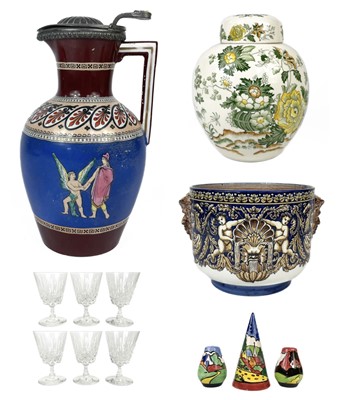 Lot 429 - A Gien pottery jardinière.