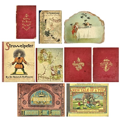 Lot 319 - Nine mid-Victorian illustrated works for children.