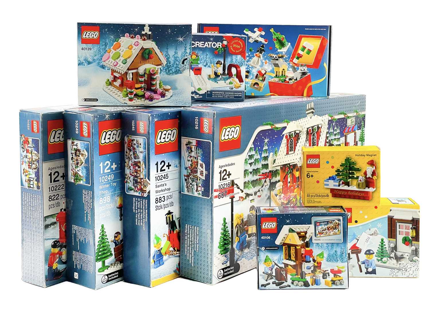 Lot 819 - Lego - Creator Expert - Winter Village x4 larger sets