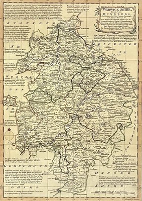 Lot 217 - Warwickshire Divided into Hundreds