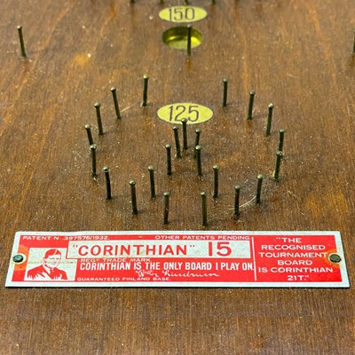 Lot 28 - A Corinthian Bagatelle Games board.