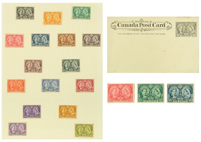 Lot 371 - Canada mint 1897 Diamond Jubilee complete set to $5