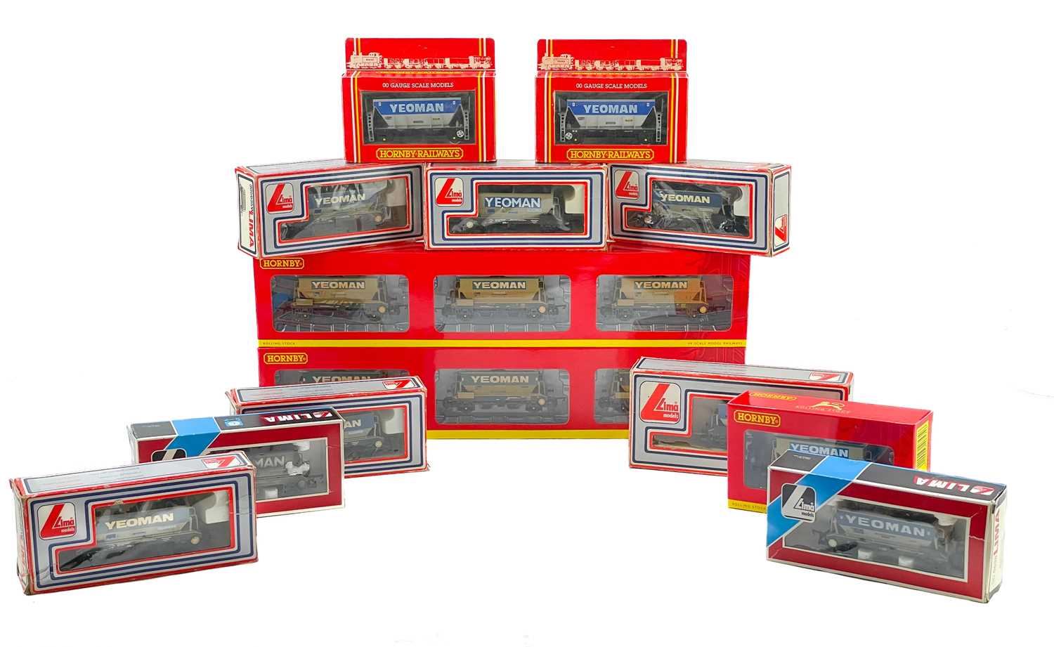 Lot 580 - Hornby / Lima "00" Yeoman PGA Hopper Wagons (x17 wagons)