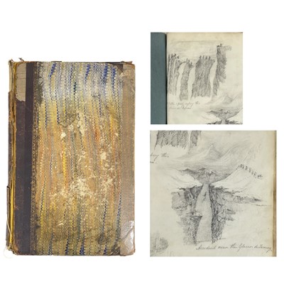 Lot 247 - A Victorian scrap book.