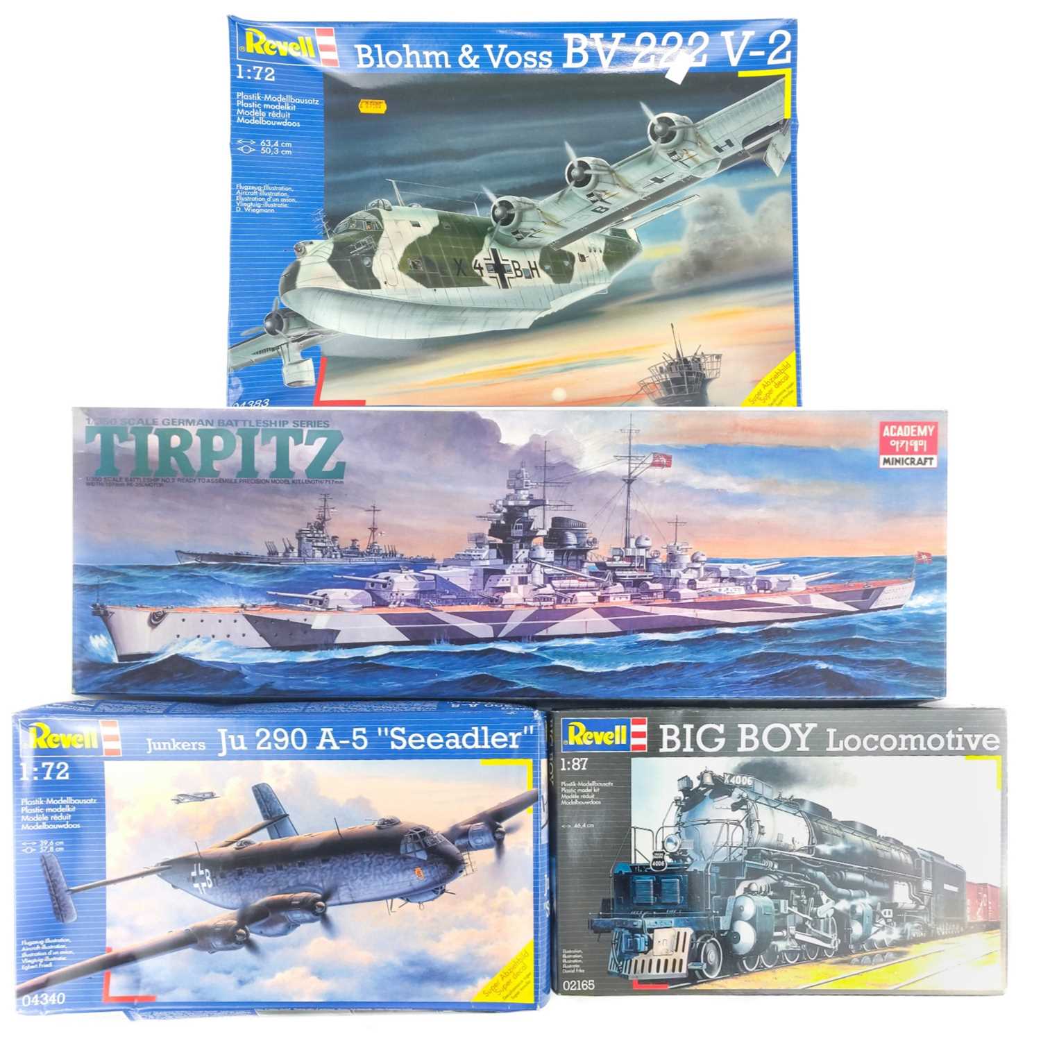 Lot 845 - Un-made Model Kits Academy / Revell x4