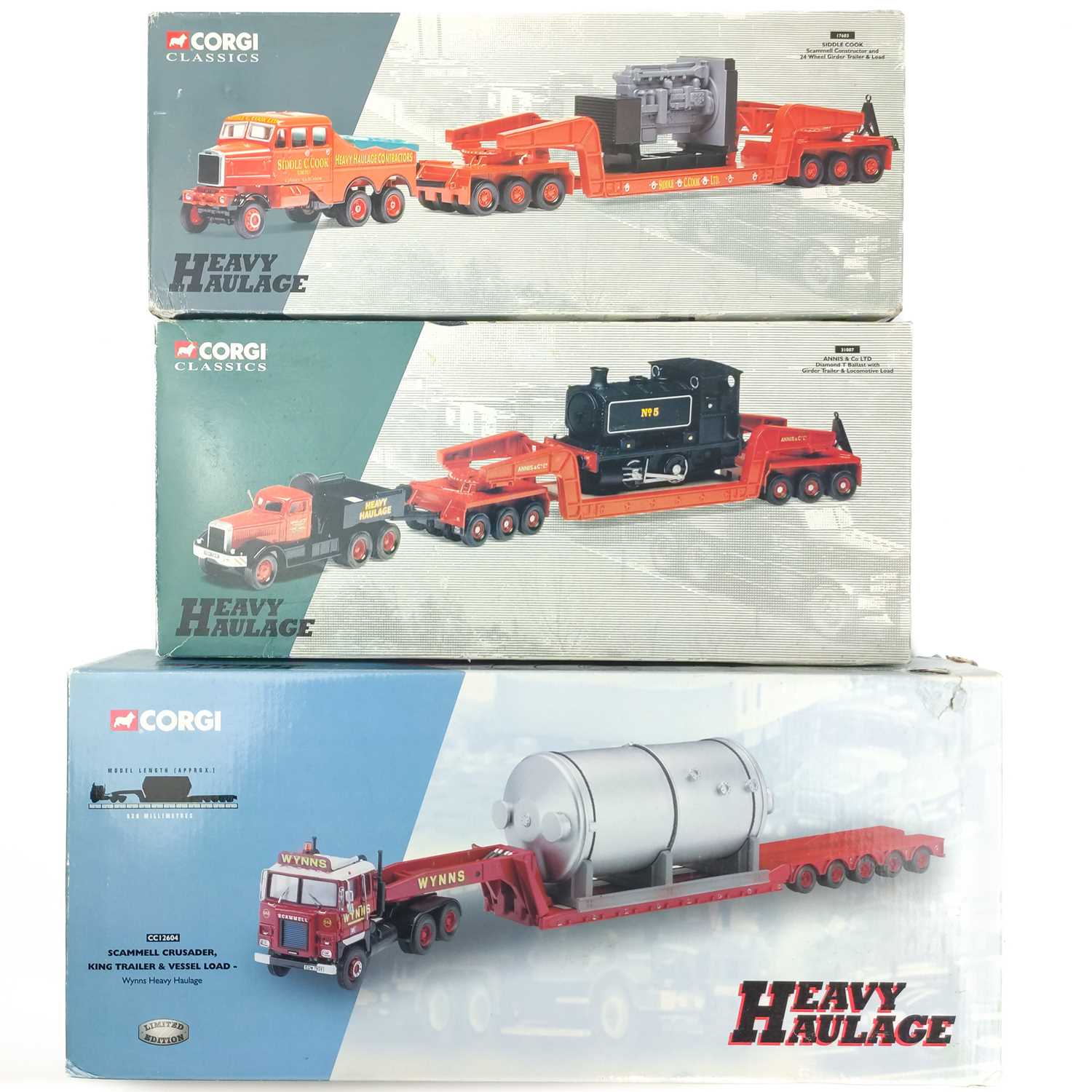 Lot 850 - Corgi Heavy Haulage x3