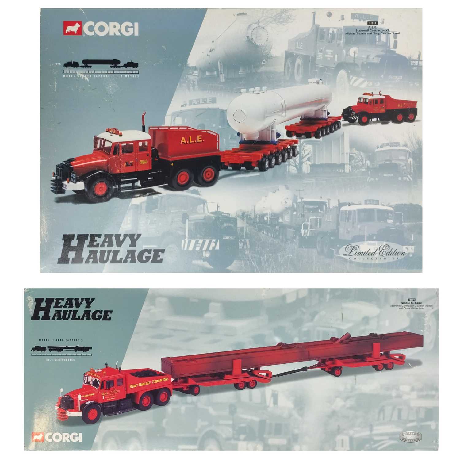 Lot 851 - Corgi Heavy Haulage x2