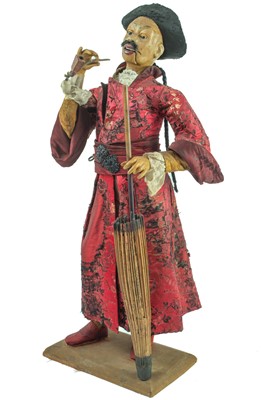 Lot 77 - A late 19th century automaton of an opium smoker by Gustave Vichy of Paris.