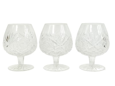 Lot 291 - A part suite of Bohemian crystal glass.