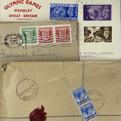 Lot 375 - Guernsey wartime covers and other misc. covers and stamps