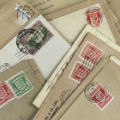 Lot 375 - Guernsey wartime covers and other misc. covers and stamps