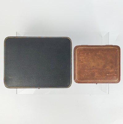 Lot 131 - Two Edwardian silver spoon cased sets.