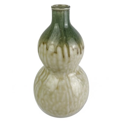 Lot 1181 - A Chinese double gourd porcelain vase, early 20th century.