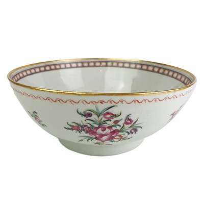 Lot 1183 - A large Chinese famille rose porcelain bowl, 18th century