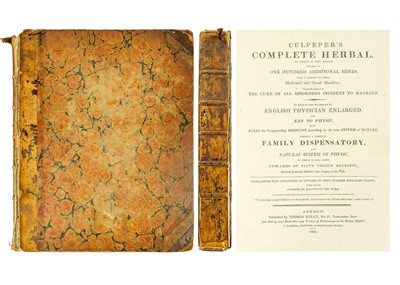 Lot 300 - 'Culpeper's Complete Herbal,'