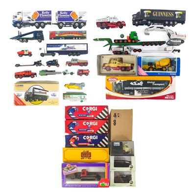 Lot 784 - Commercial vehicles boxed and un-boxed Corgi / Oxford / Joal etc.