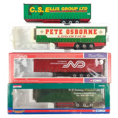 Lot 870 - Heavy haulage / commercial diecast with faults, mostly Corgi