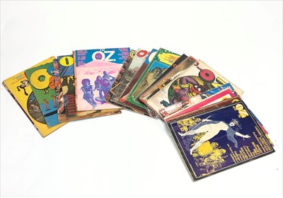 Lot 483 - Oz magazine, 17 assorted copies, late 1960s...