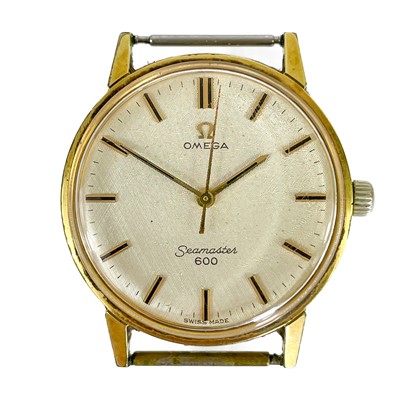 Lot 156 - An Omega Seamaster 600 gold-plated automatic wristwatch.