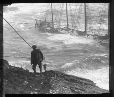 Lot 294 - The Frank Strike Collection of Cornish Shipwreck Lantern Slides