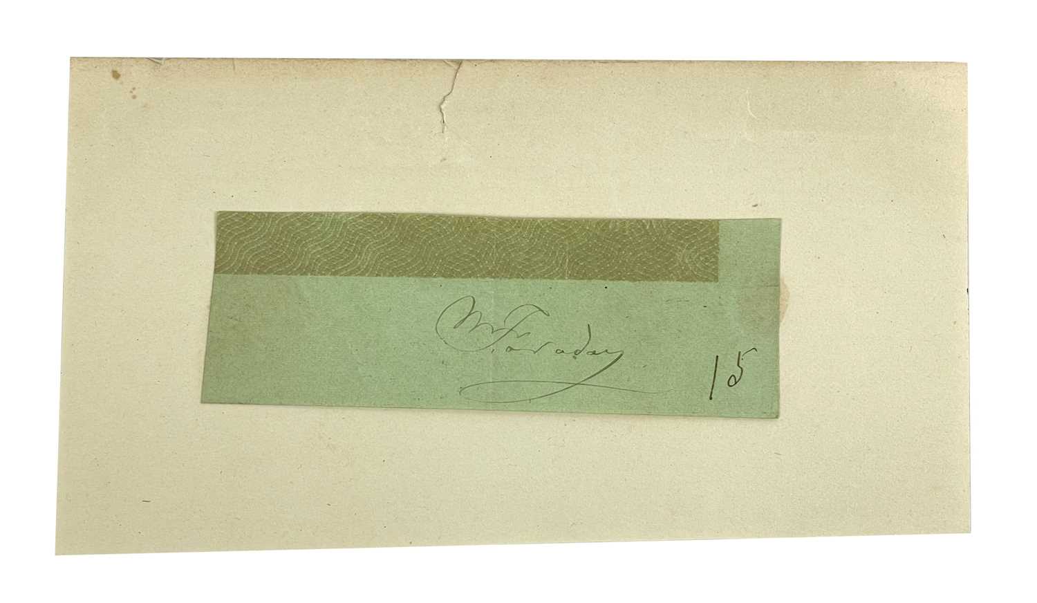 Lot 637 - FARADAY, Michael (Scientist 1791-1867)