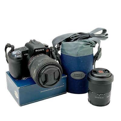 Lot 83 - A Sony 350 DSLR camera.