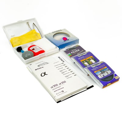 Lot 83 - A Sony 350 DSLR camera.