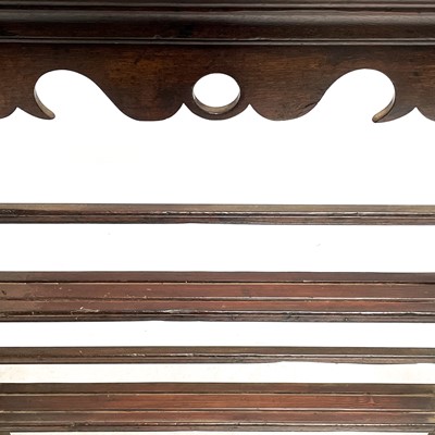 Lot 234 - An oak delft rack.