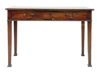 Lot 394 - A Georgian mahogany side/serving table.