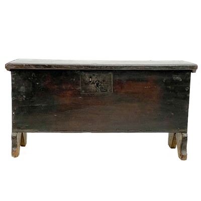 Lot 60 - A small oak coffer.