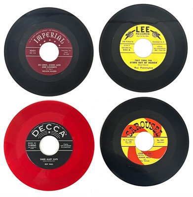 Lot 131 - Four scarce Rock & Roll/Rockabilly 7" singles.