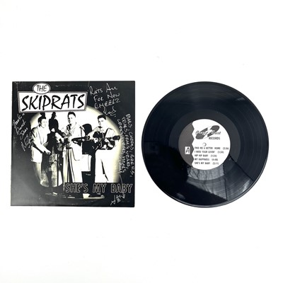 Lot 190 - (Signed) The Skiprats 10" debut album.