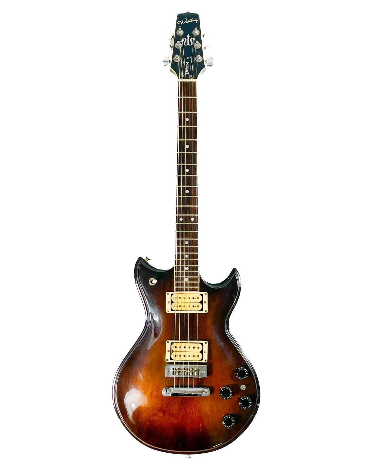 Lot 81 - Circa 1980 Westbury Deluxe electric guitar.