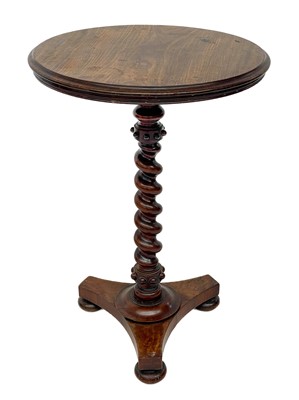 Lot 404 - A William IV mahogany circular occasional table.