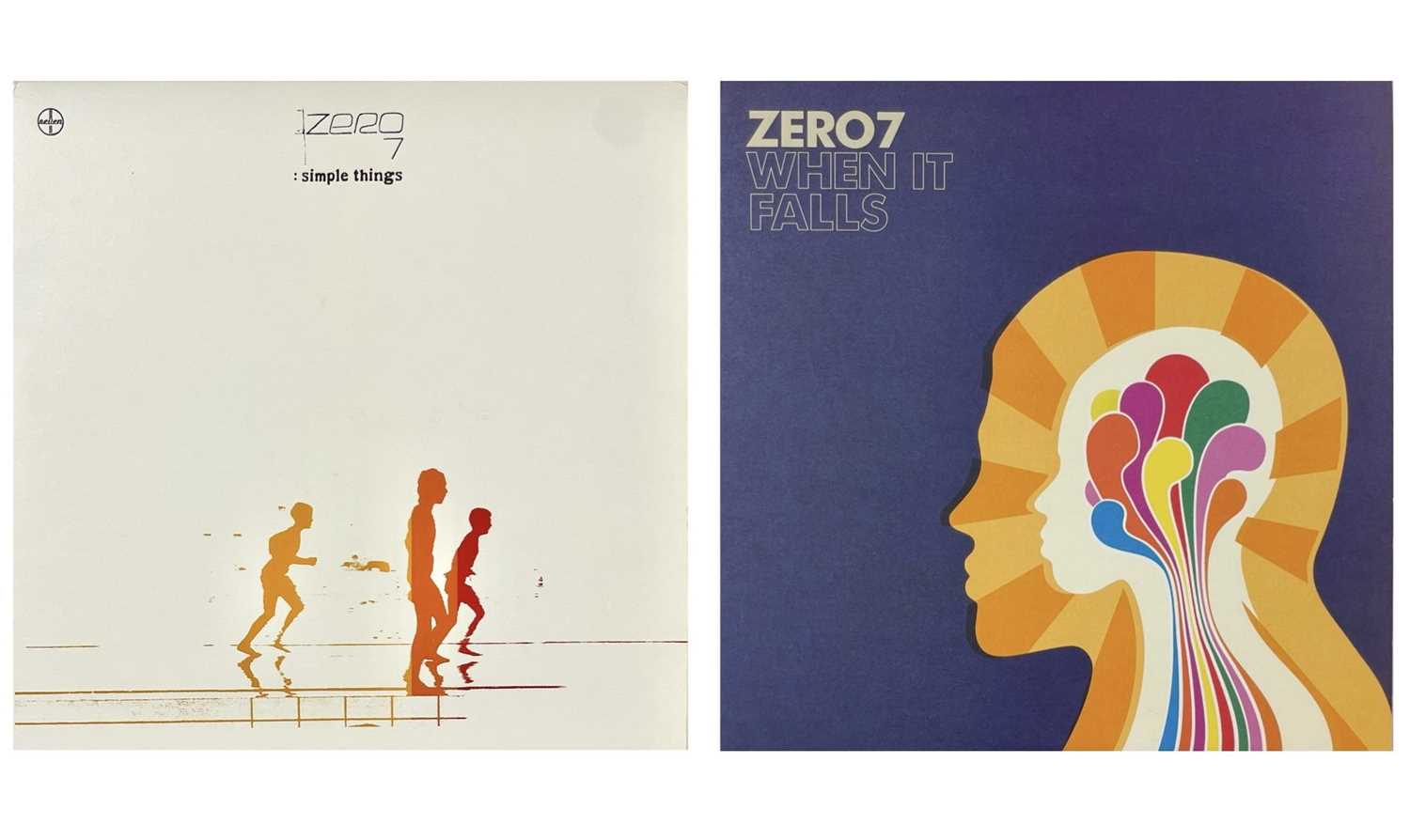 Lot 263 - Zero 7, two 12" albums.