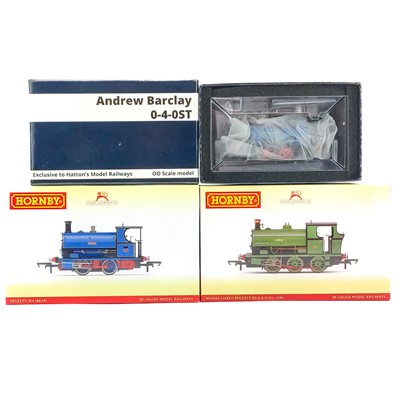 Lot 630 - Hornby "00" Peckett & Hatton's Andrew Barclay Industrial Steam Locomotives (x3)