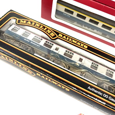Lot 623 - Lima, Mainline, Airfix, Dapol Mark 1 & 2 blue & grey coaches (x8)