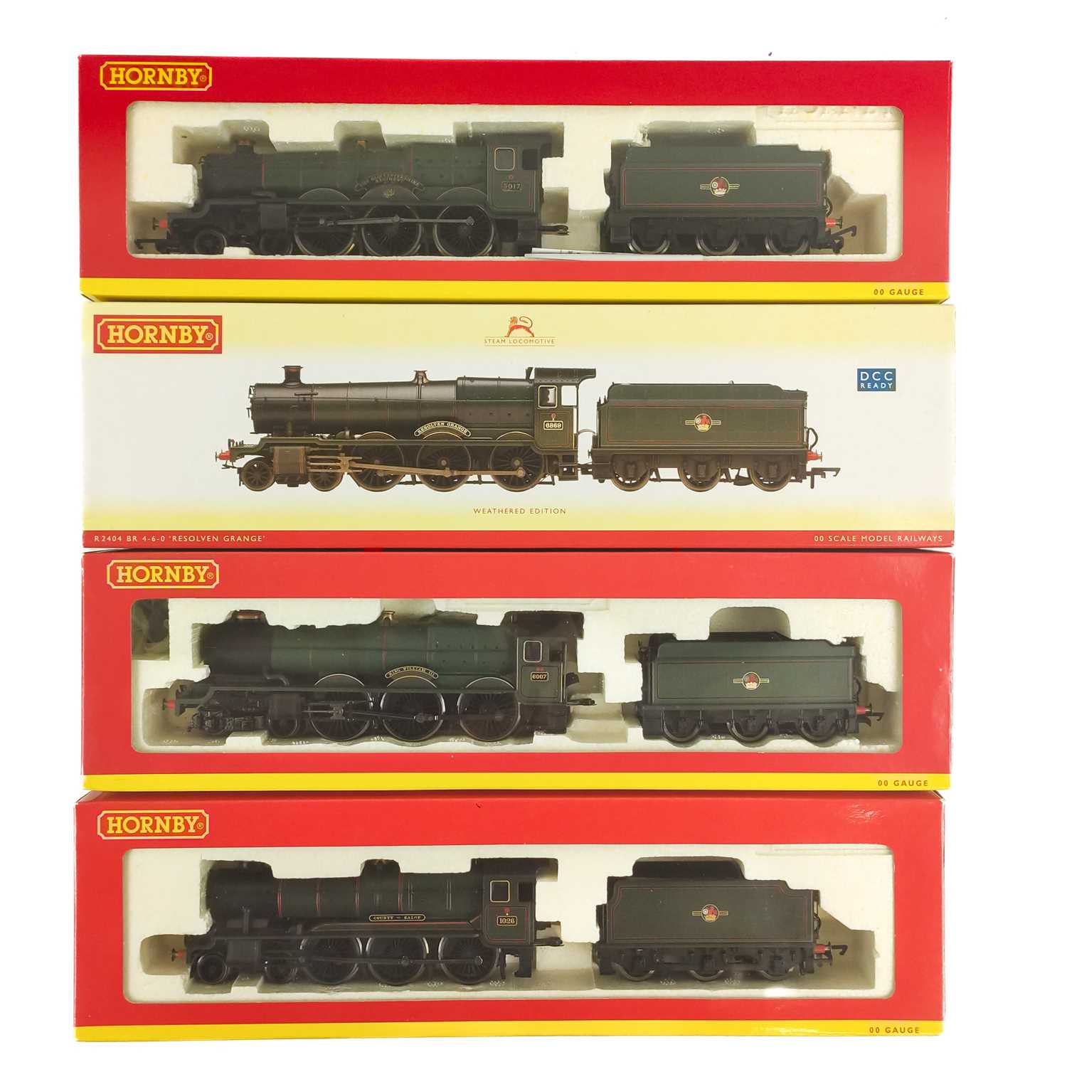 Lot 631 - GWR / BR (WR) "00" passenger locomotives: County, Castle, King, Grange (4 engines)